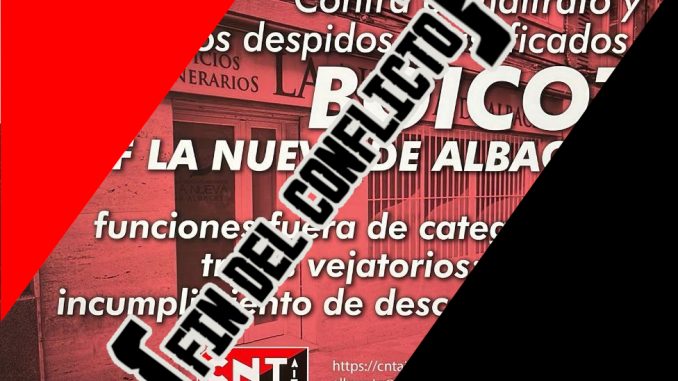 fin conflicto la nueva
